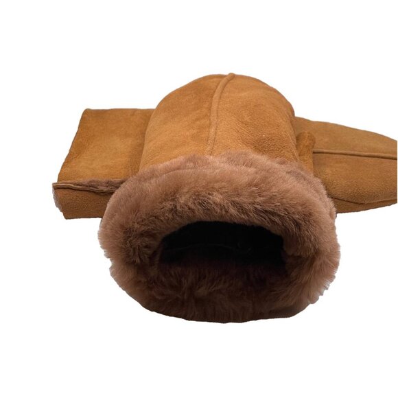 Shearling Sheepskin Leather Mittens – Winter Mittens for Men & Wom… - Picture 5 of 8